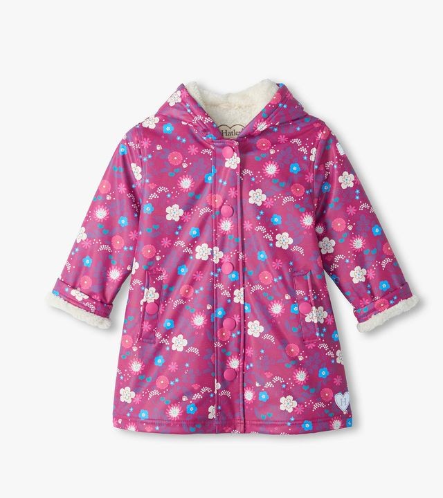 Hatley Tiny Flowers Sherpa Lined Jacket