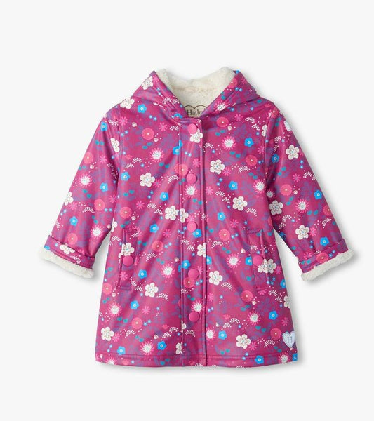 Hatley Tiny Flowers Sherpa Lined Jacket