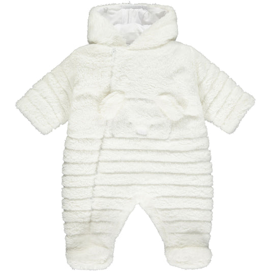 Emile et Rose Everley Fleece ivory Pramsuit