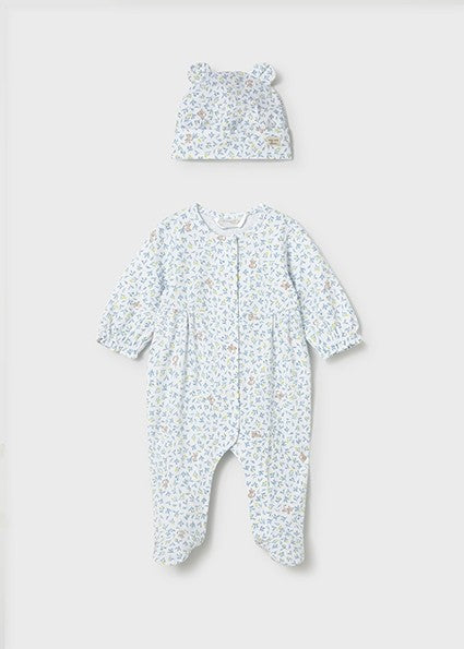 Mayoral Babygrow and hat set