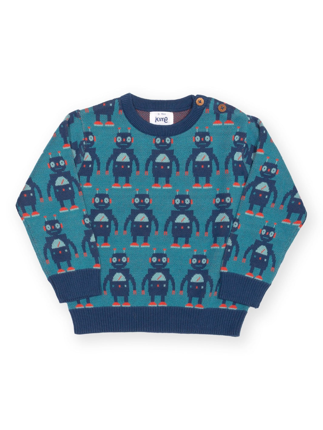 Kite Rob The Bot Jumper Blue