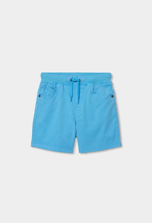 Boboli Gabardine blue  bermuda shorts for boy