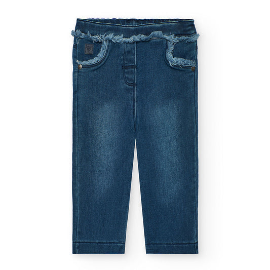 Boboli Girl Denim Bottoms
