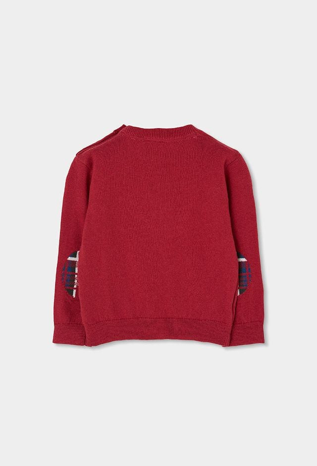 Boboli Knitwear Jumper for boys in Berry