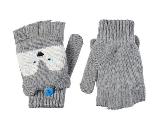 Rockahula Husky Dog Knitted Gloves 7-10 Years