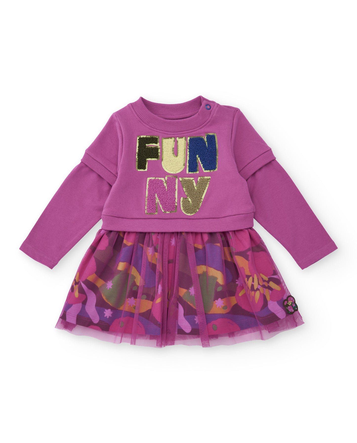 Tuc Tuc Creatures PLUSH DRESS MAGENTA