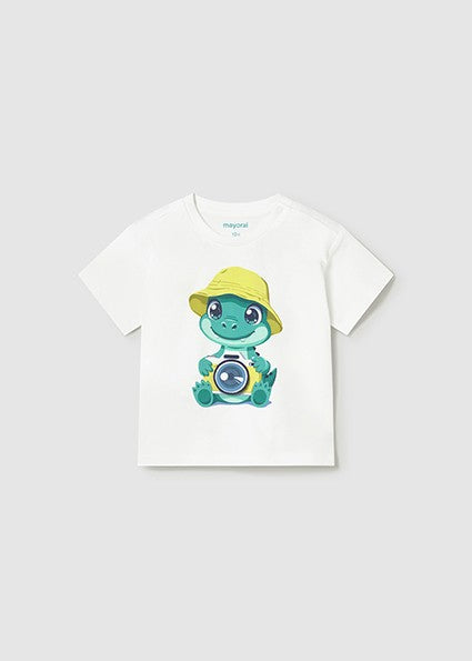 Mayoral Baby Boy T-shirt with Camera Appliqué