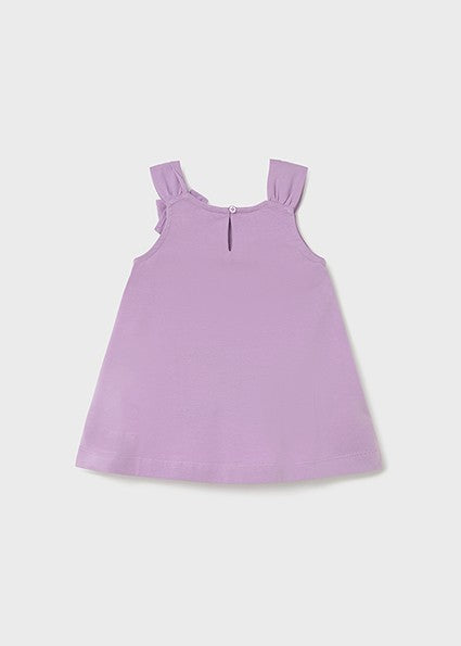 Mayoral Baby Girl Lilac Dress with sweet print