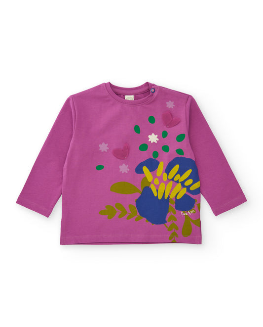 Tuc Tuc Creatures JERSEY T-SHIRT MAGENTA