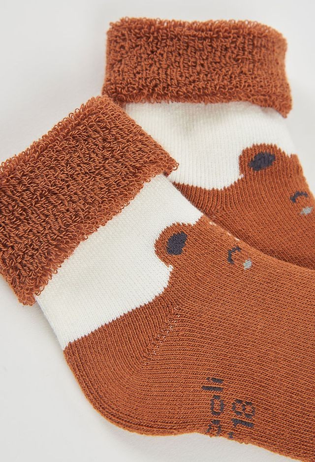 Boboli Pack of Socks for Baby in Grey & Brown