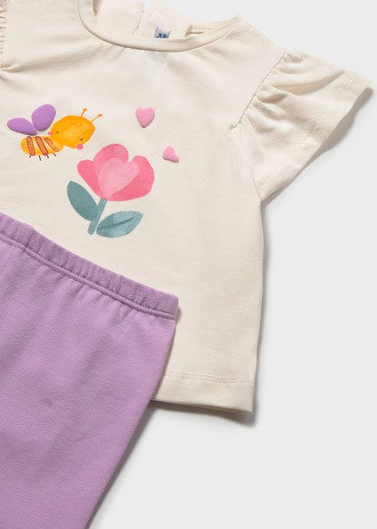 Mayoral Baby Girl Lilac Legging Set