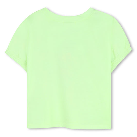 BILLIEBLUSH SHORT SLEEVES TEE-SHIRT GREEN LEMON