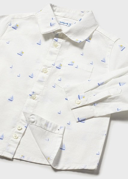 Mayoral Baby Boy Linen Shirt