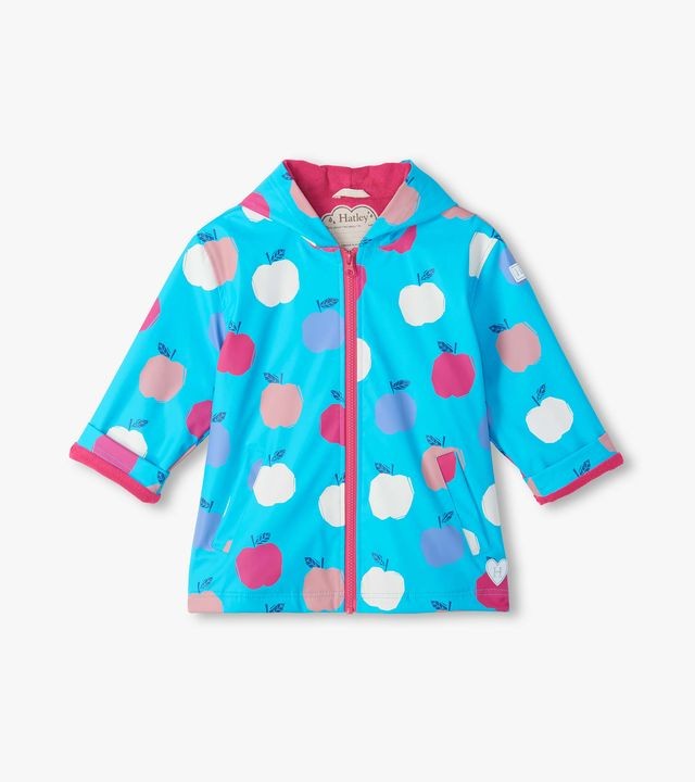 Hatley Apple Orchard Colour Changing Rain Coat