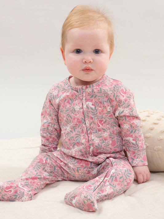 Kite Whispering Woods Sleepsuit Pink