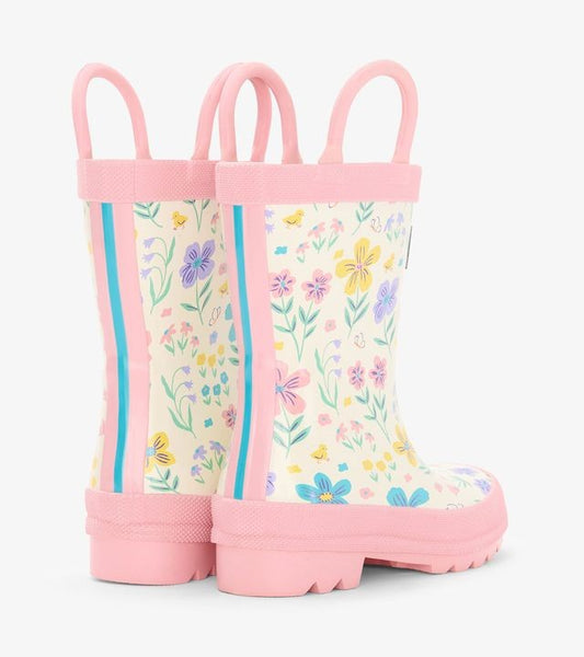 Hatley little garden chicks rain boots with handles