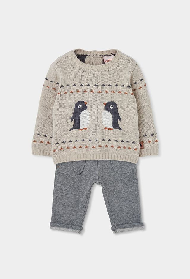 Boboli Baby Boy Penguin Set