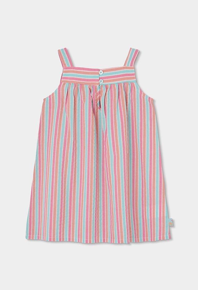 Boboli Poplin dress striped for girl