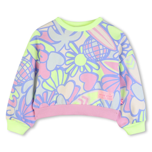 BILLIEBLUSH VIBRANT LEMON & LILAC SWEATSHIRT