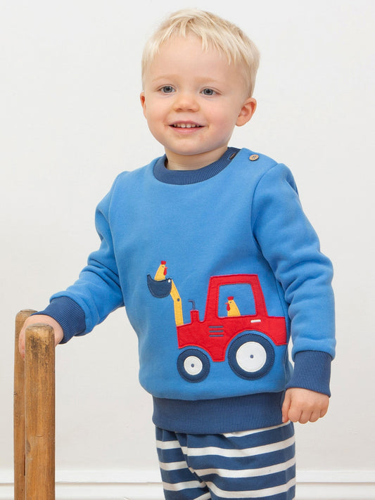 Kite Boy Farmer Cluck Sweatshirt