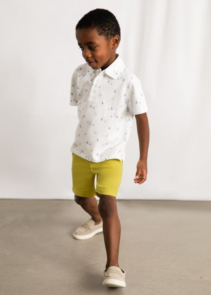 Mayoral Boy Basic twill chino shorts