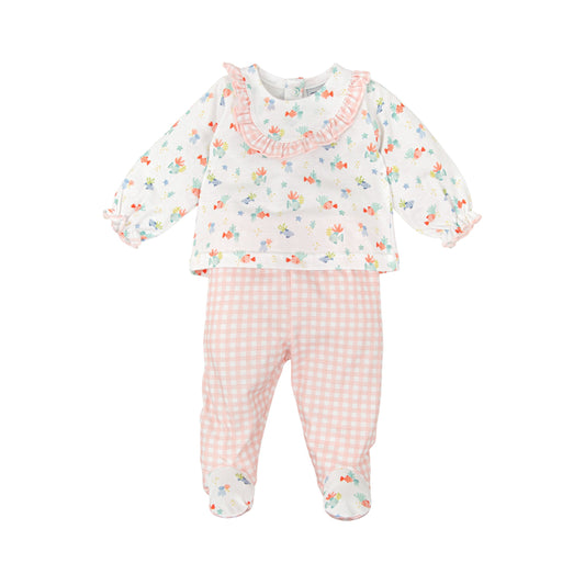 Babidu 2 Piece Set In Pink Sea-Life Design 51225