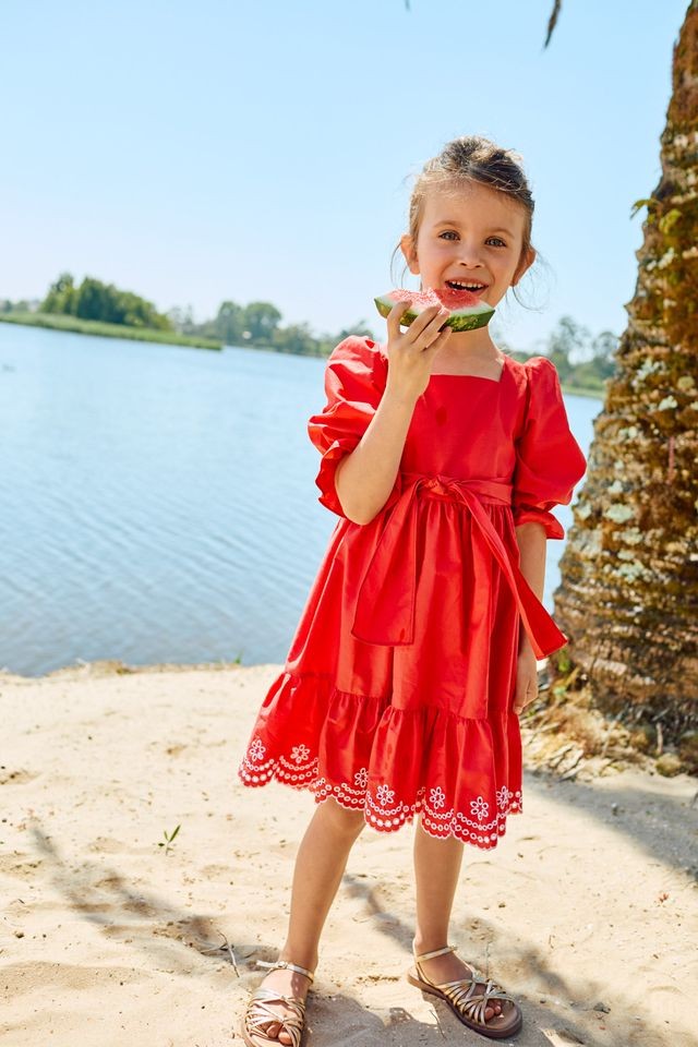 Patachou Red Dress with bow