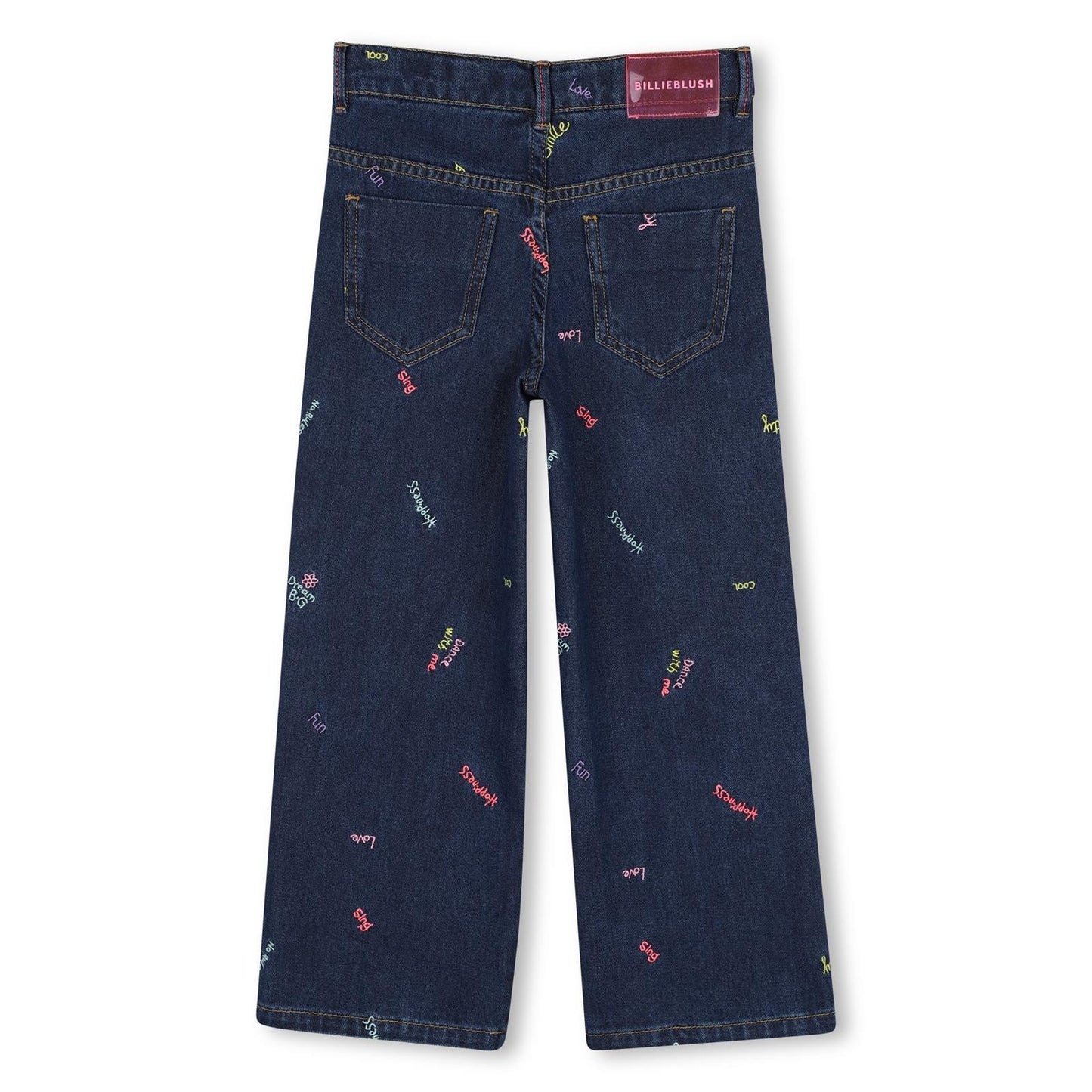 BILLIEBLUSH Denim Jeans With fun Embroidery