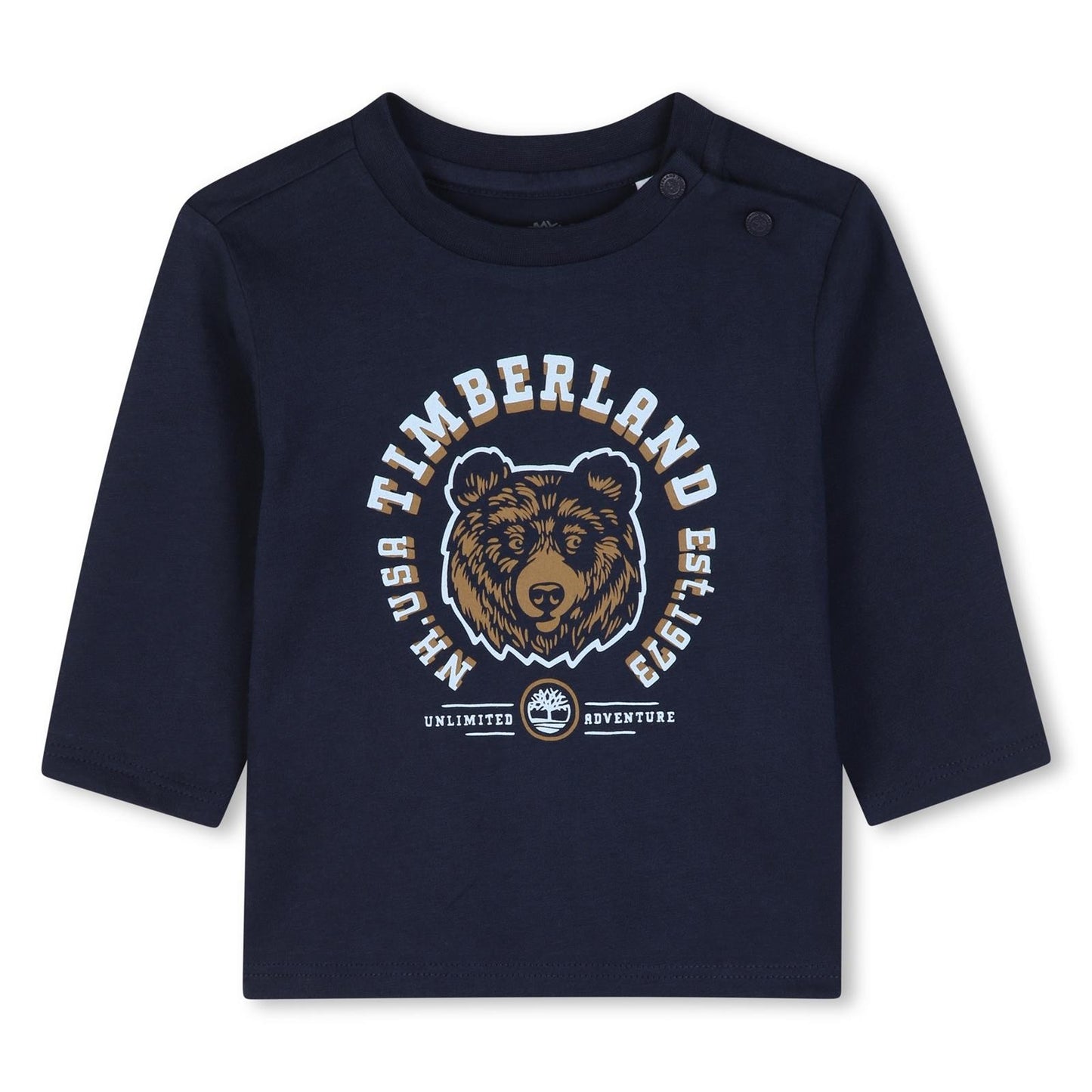 TIMBERLAND LONG SLEEVE T-SHIRT in NAVY