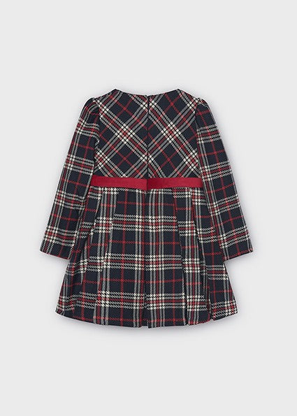 Mayoral Plaid Dress in Navy