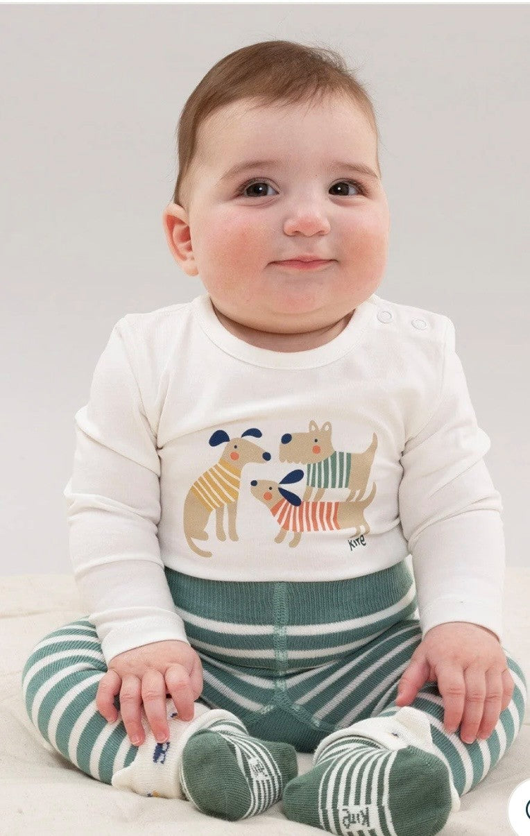 Kite Lucky Pups Knit Leggings Green