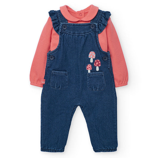 Boboli Baby Girl Dungaree Set