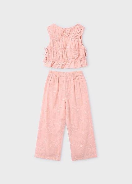 Mayoral Girl Blossom long pants set