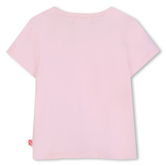 BILLIEBLUSH SHORT SLEEVES TEE-SHIRT PINK  PALE