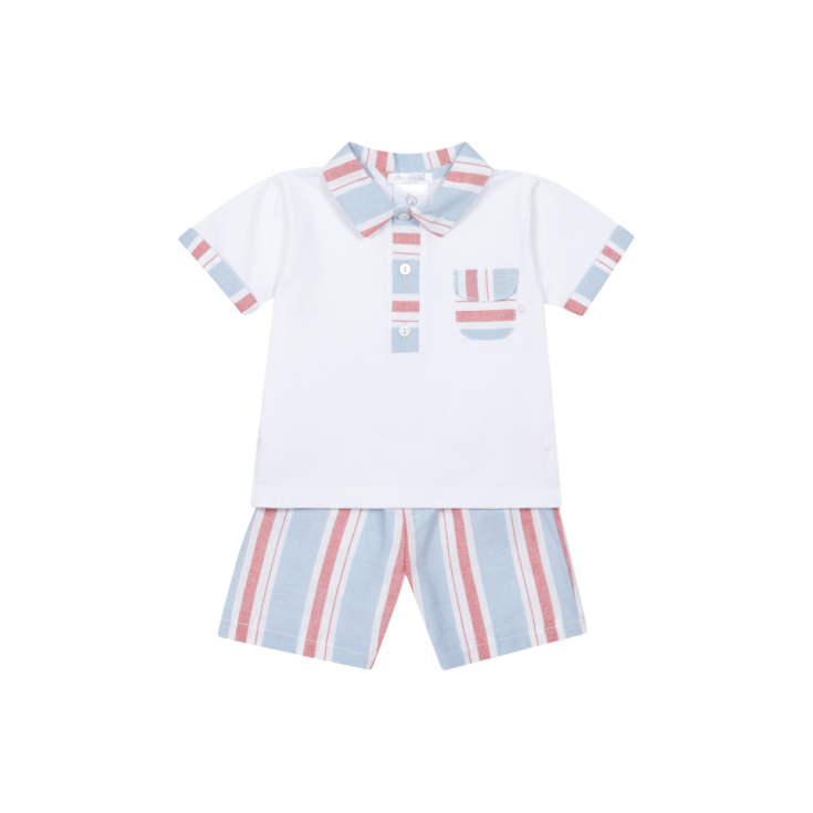 Deolinda Boy Copacabana Shorts & Polo shirt Set