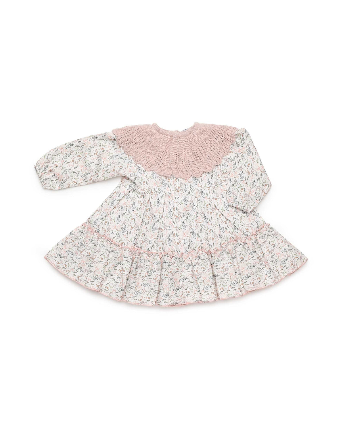 JULIANA - Dress in Floral Print   Pale Pink