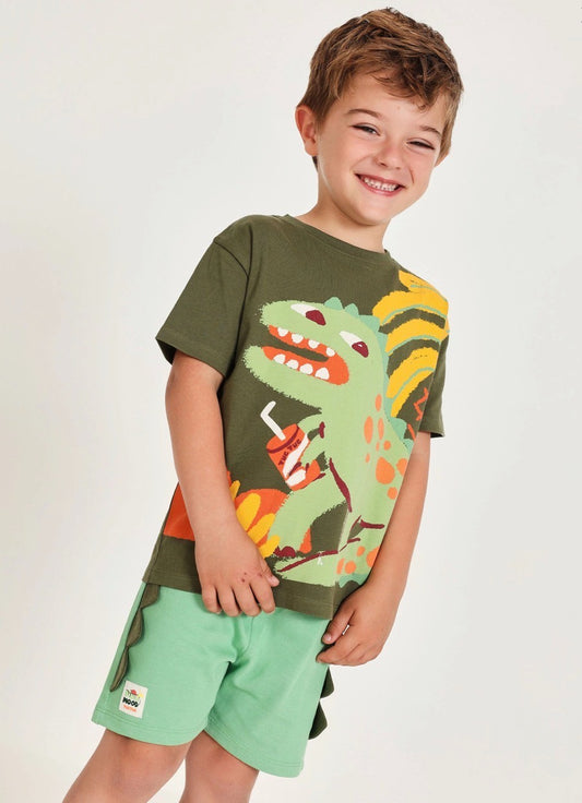 Tuc Tuc BOY HAZY NATURE JERSEY T-SHIRT AND BERMUDAS SET