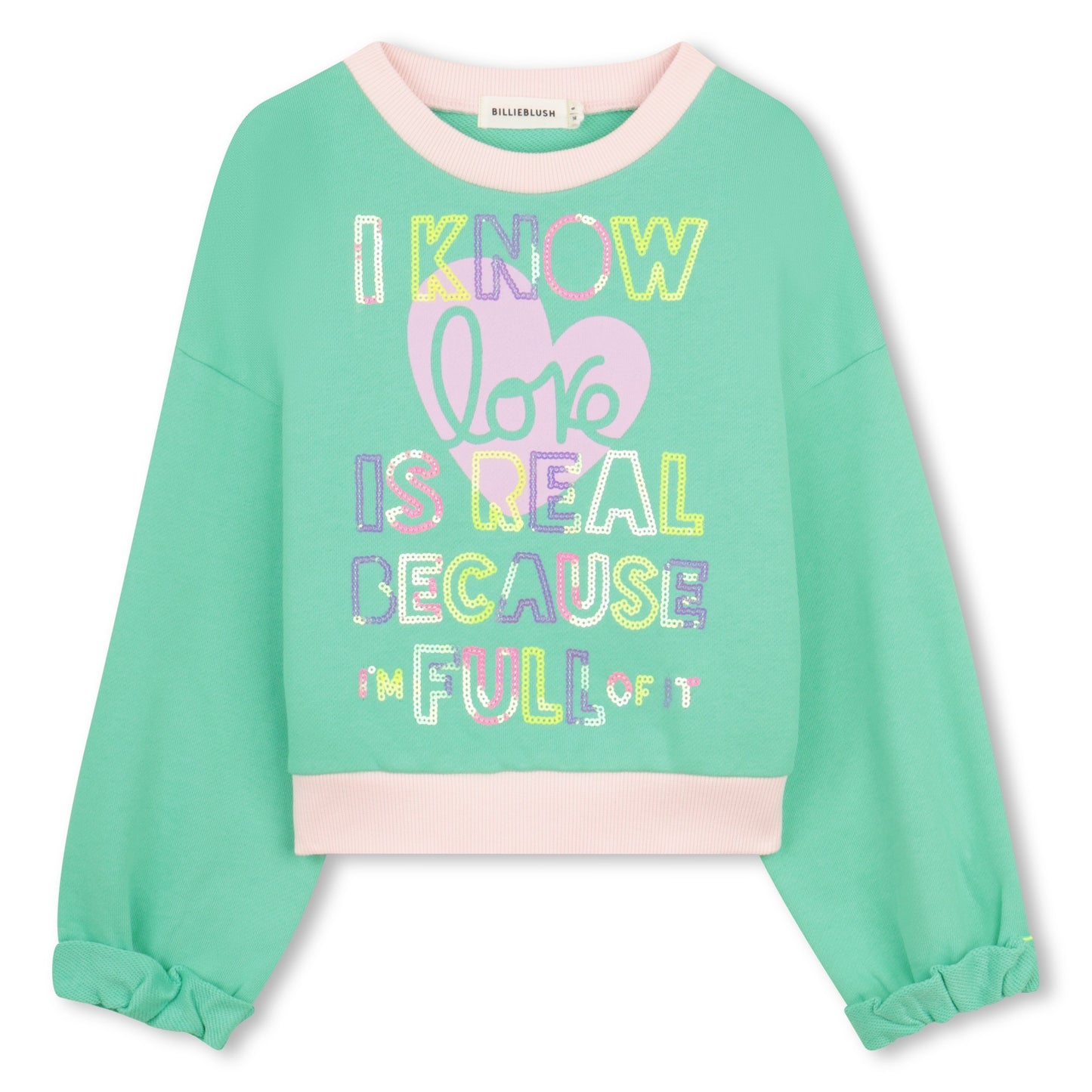 BILLIEBLUSH SWEATSHIRT DISCORD GREEN