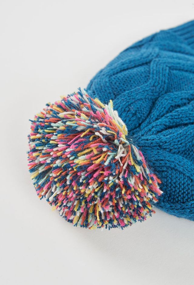 Boboli Girl Knit Polka Dot Hat