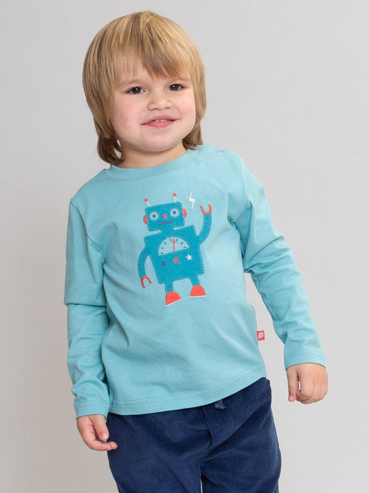 Kite Rob The Bot T-Shirt Blue
