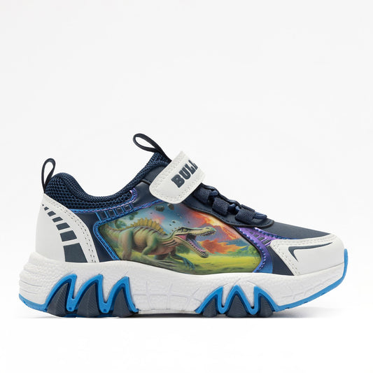 BULL BOYS SPINOSAURO SCARPA in WHITE & BLUE