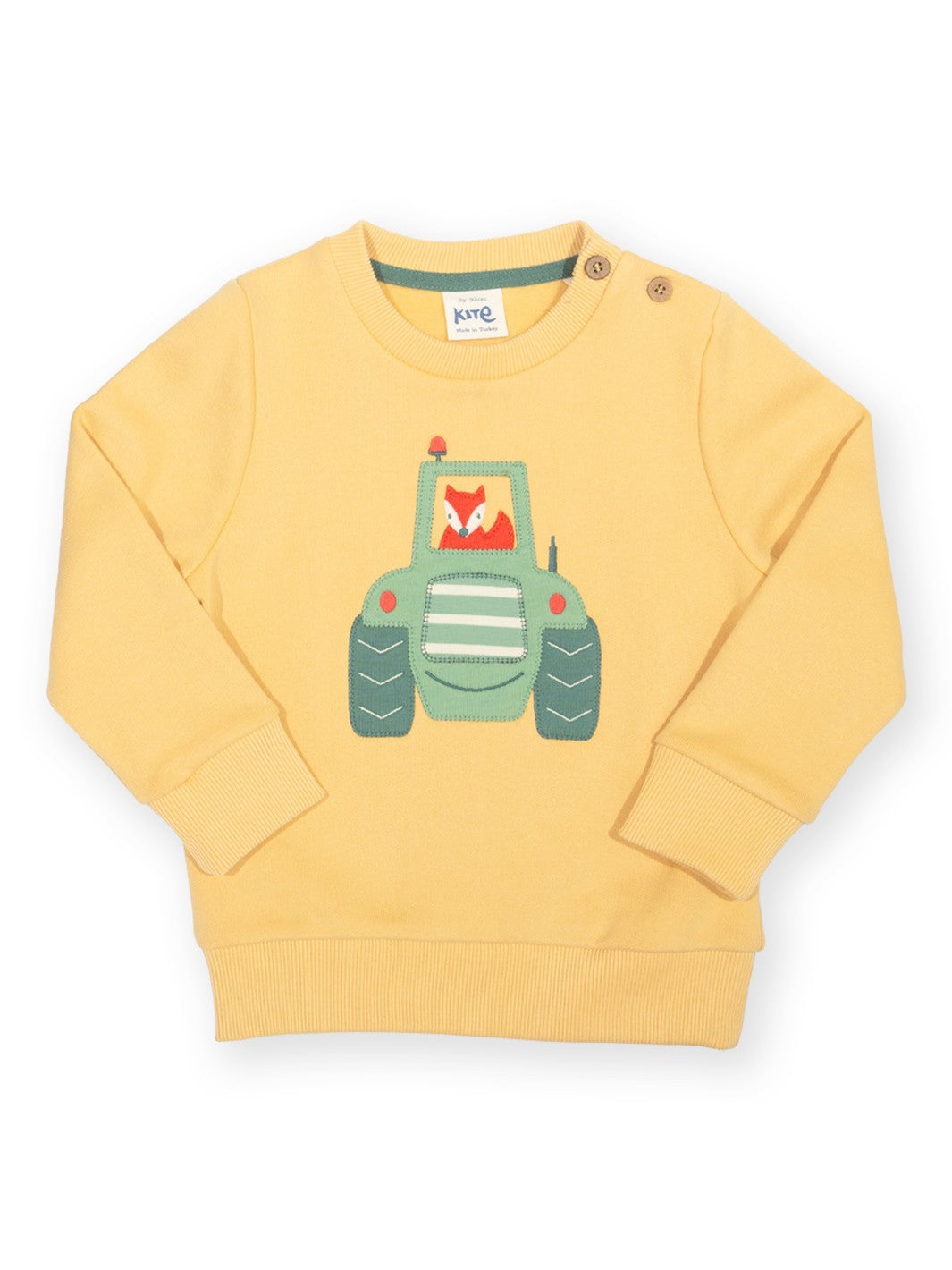 Kite Clever Fox Sweatshirt Yellow