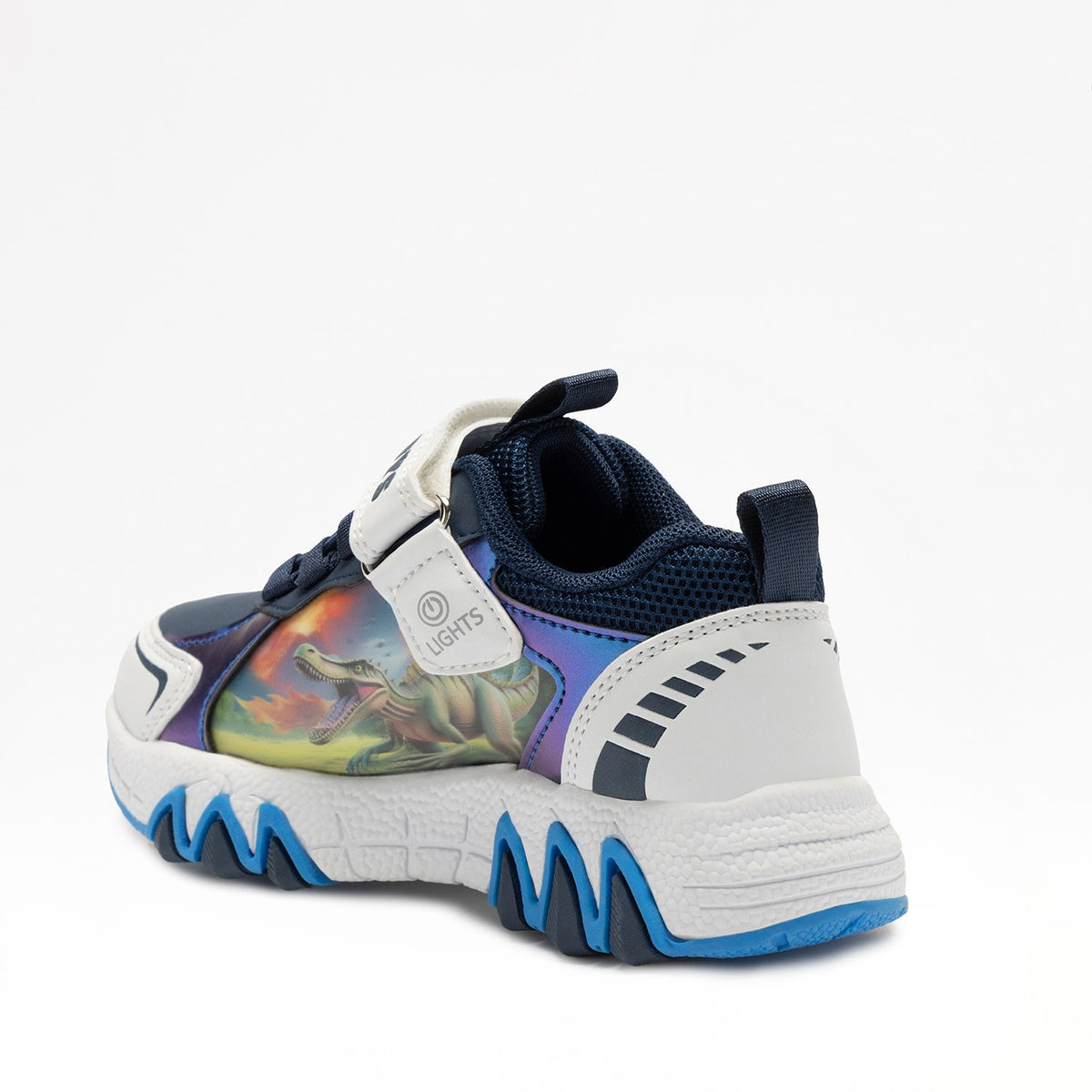 BULL BOYS SPINOSAURO SCARPA in WHITE & BLUE
