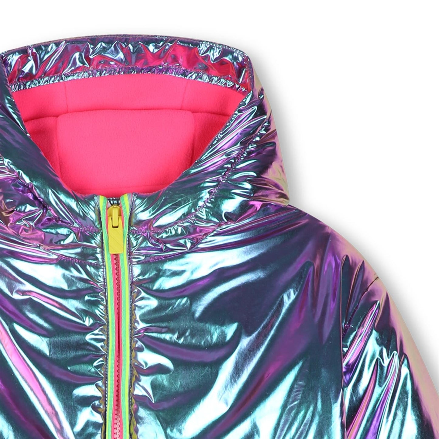 BILLIEBLUSH Purple Shiny Coat