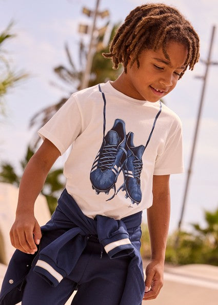 Mayoral Boy Football Boots T-shirt