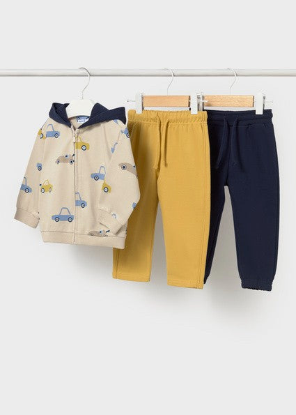 Mayoral 3-piece printed tracksuit