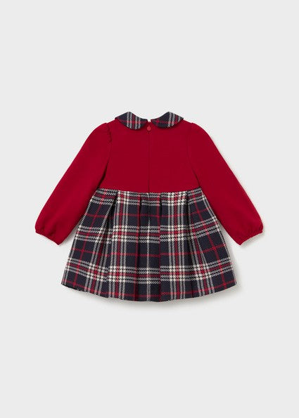 Mayoral Plaid Dress in Red