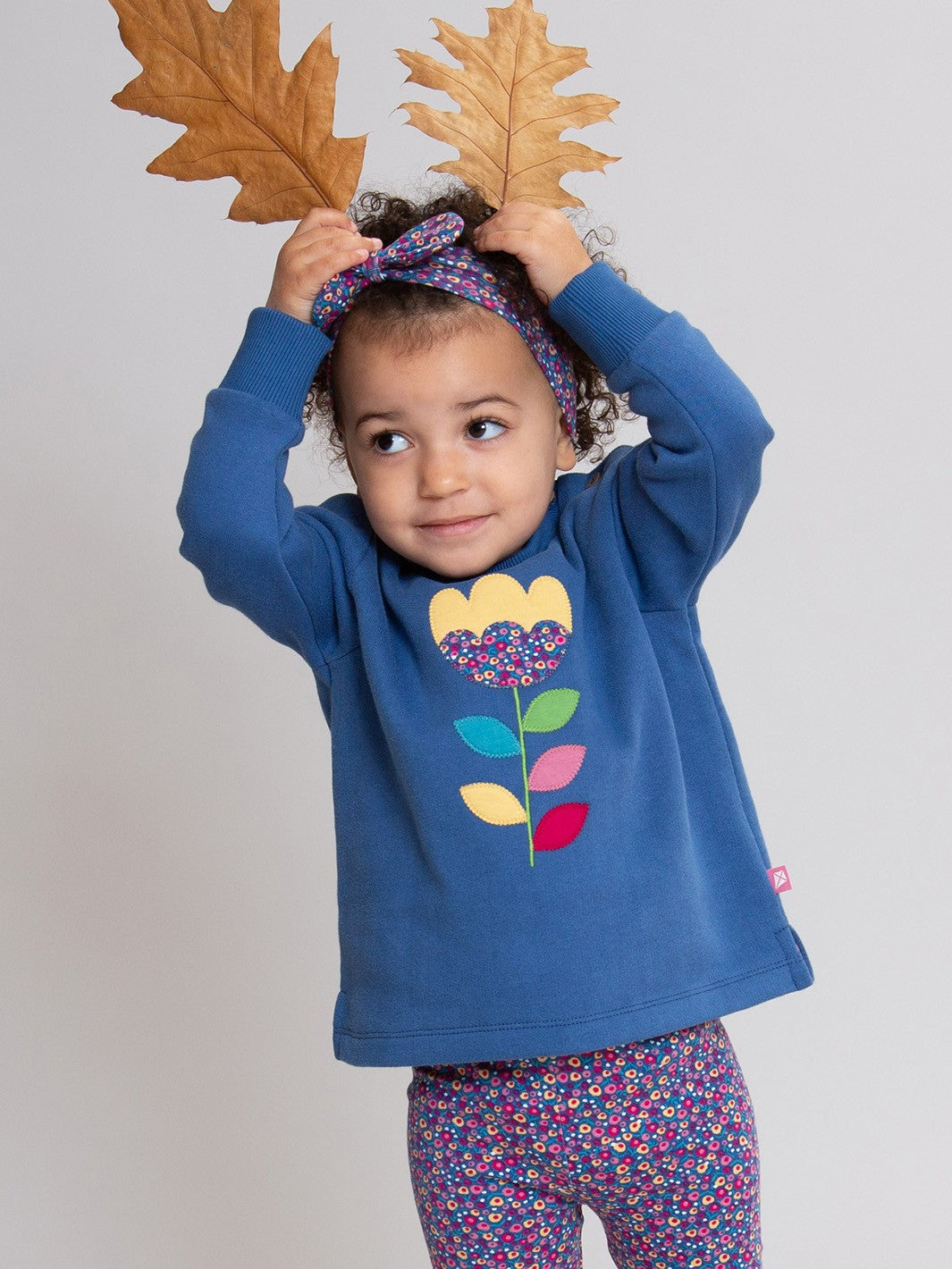 Kite Folksy Bloom Sweatshirt Navy