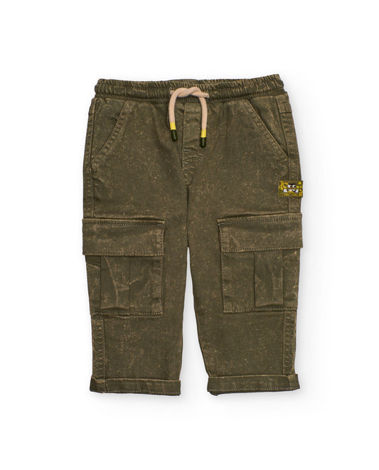 Tuc Tuc Creatures DENIM TROUSERS DARK GREEN