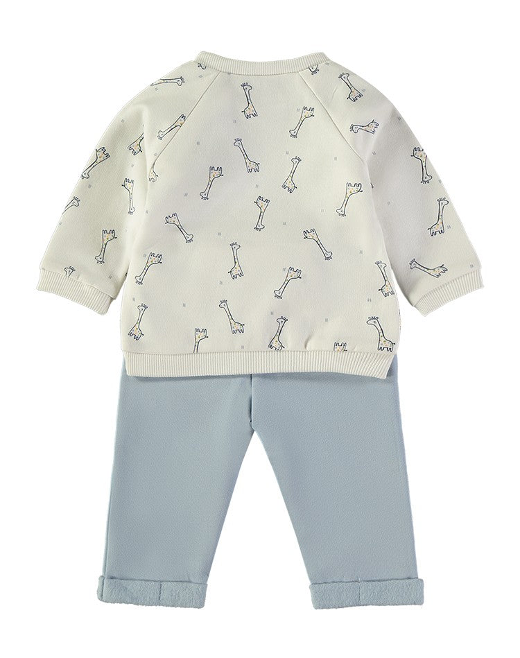 BABYBOL  BABY BOY 2 PC SET GIRAFFE